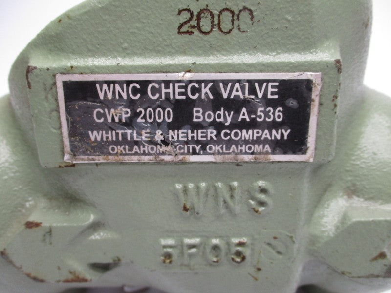 WHITTLE & NEHER COMPANY CWP2000 NSNP