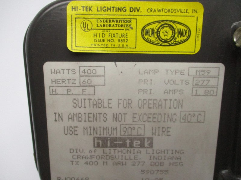 HI-TEK 590755 277V 1.80A NSNP