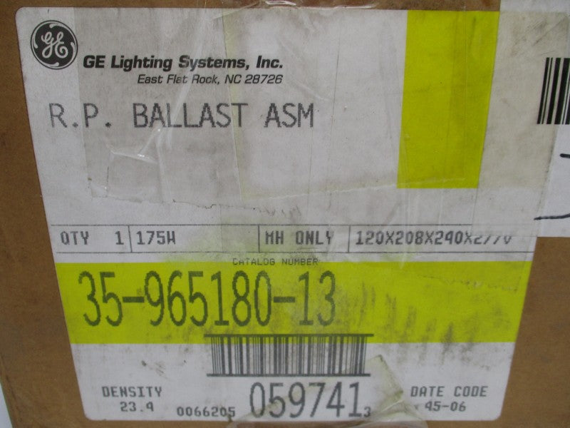 GENERAL ELECTRIC 35-965180-13 120/208/240/277V NSMP