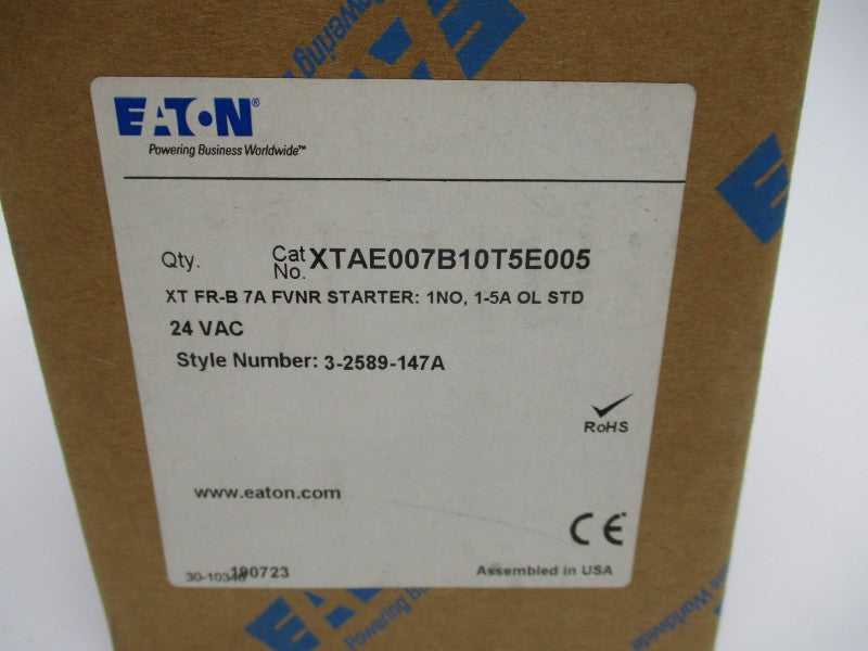 EATON XTAE007B10T5E005 24VAC 1-5A NSMP