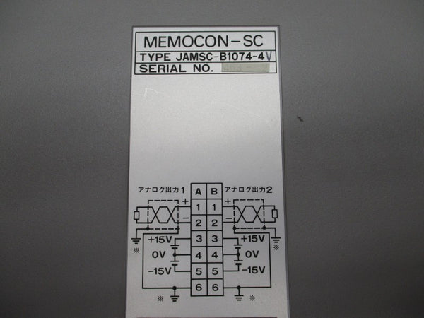YASKAWA JAMSC-B1074-4V -15-15V NSMP