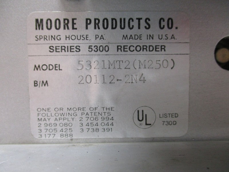 MOORE PRODUCTS 5321MT2(M250) NSNP