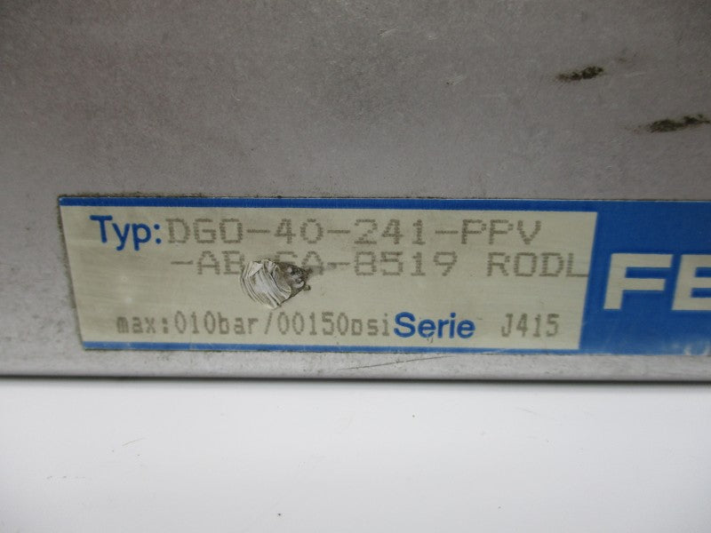 FESTO DGO-40-241-PPV-AB-6A-8519 150PSI UNMP