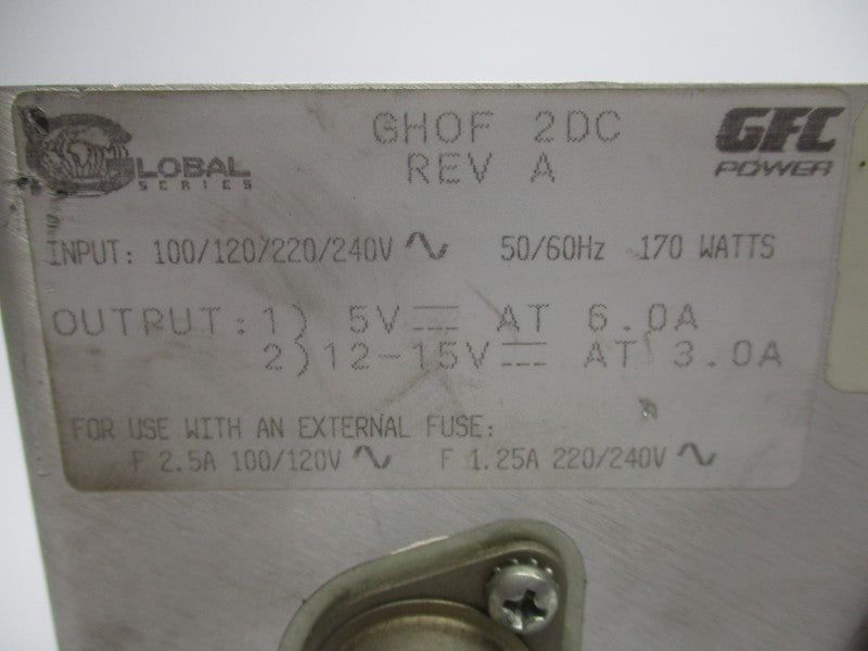 GFC GHOF2DC 100/120/220/240V 6A UNMP
