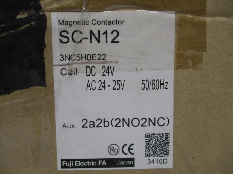 FUJI ELECTRIC SC-N12 24-25VAC 600A NSMP