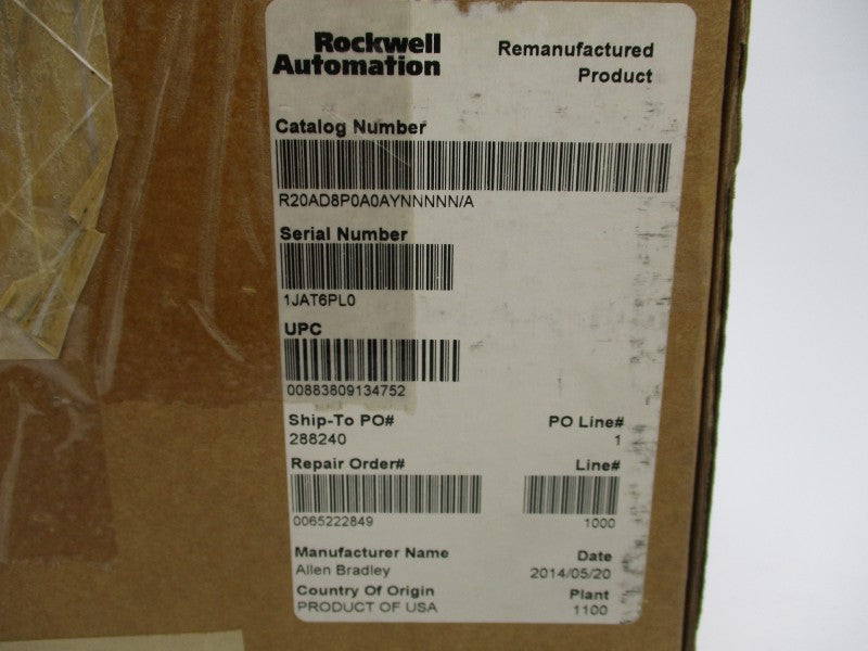ALLEN BRADLEY 20AD8P0A0AYNNNNN SER. A 432-528V 11.3A REMAN