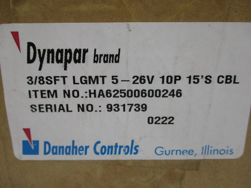 DYNAPAR HA62500600246 5-26V 15FT NSFS