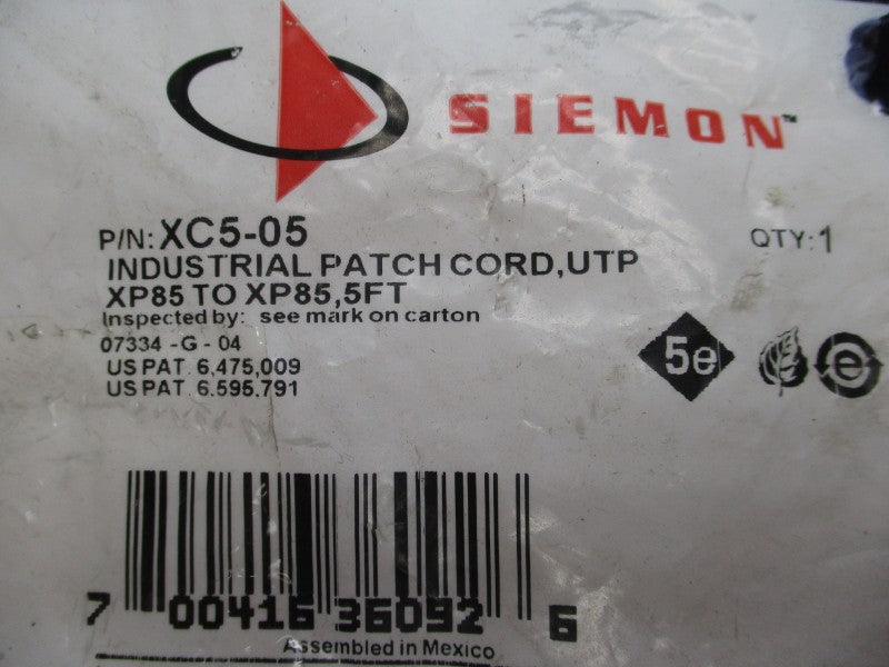 SIEMON XC5-05 NSMP