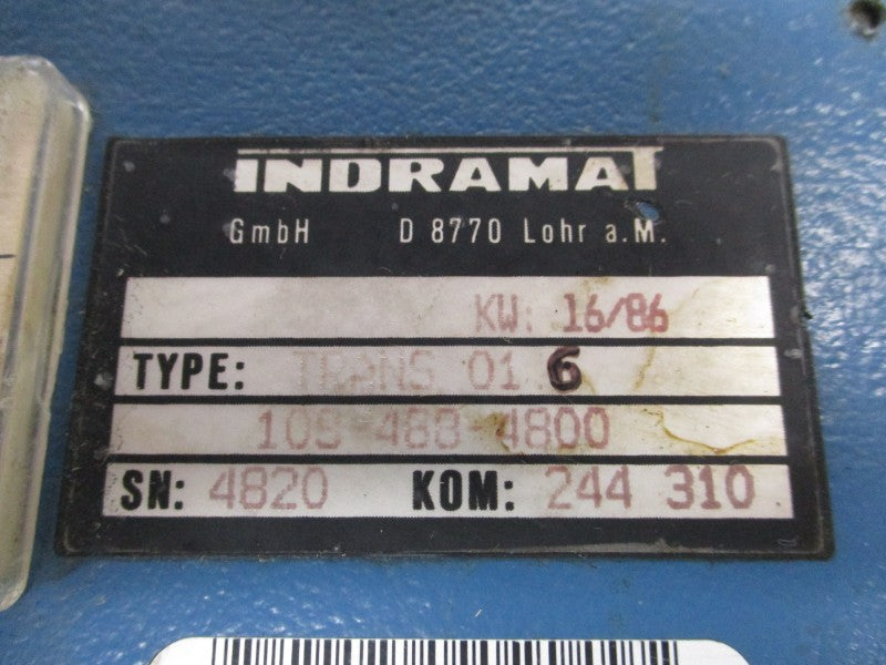 INDRAMAT TRANS01.6 108-488-4800 (NO KEY) UNMP