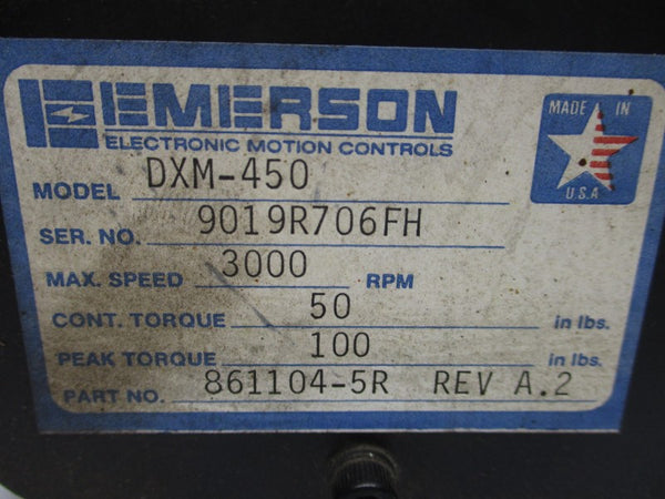 EMERSON DXM-450 861104-5R REV. A.2 UNMP