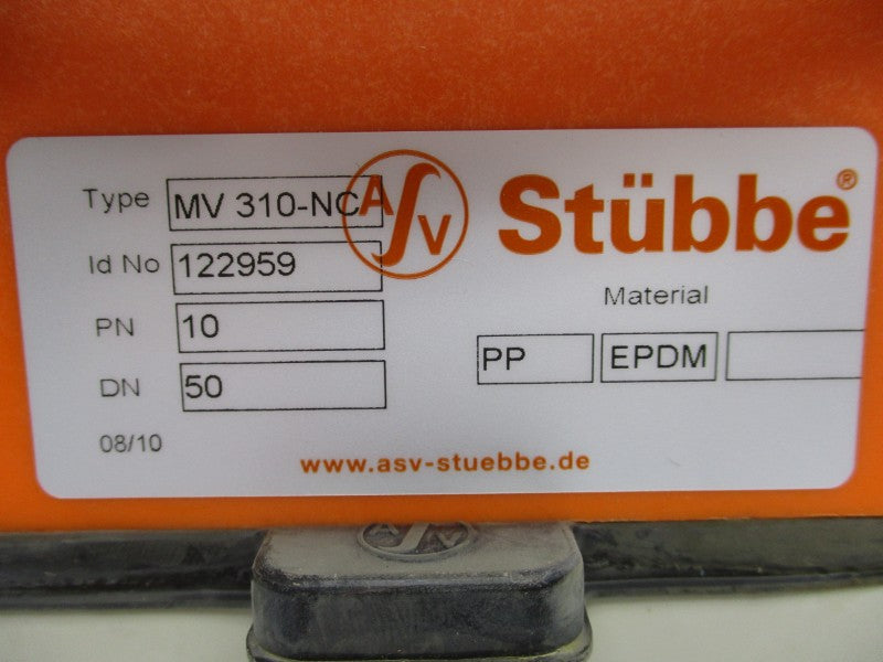 STUBBE MV310-NC 122959 2-3/8" NSNP