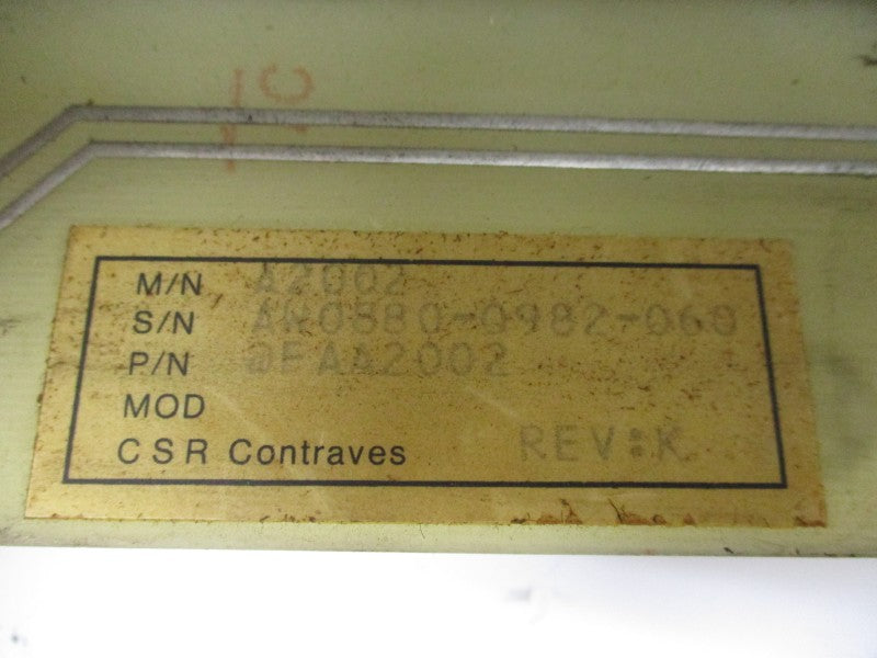 ALLEN BRADLEY A2002 2FAA2002 REV. K UNMP