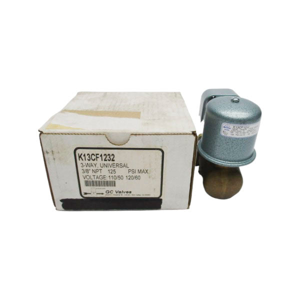 GC VALVES K13CF1232 110/120V 0.30A 125PSI 3/8" NSMP