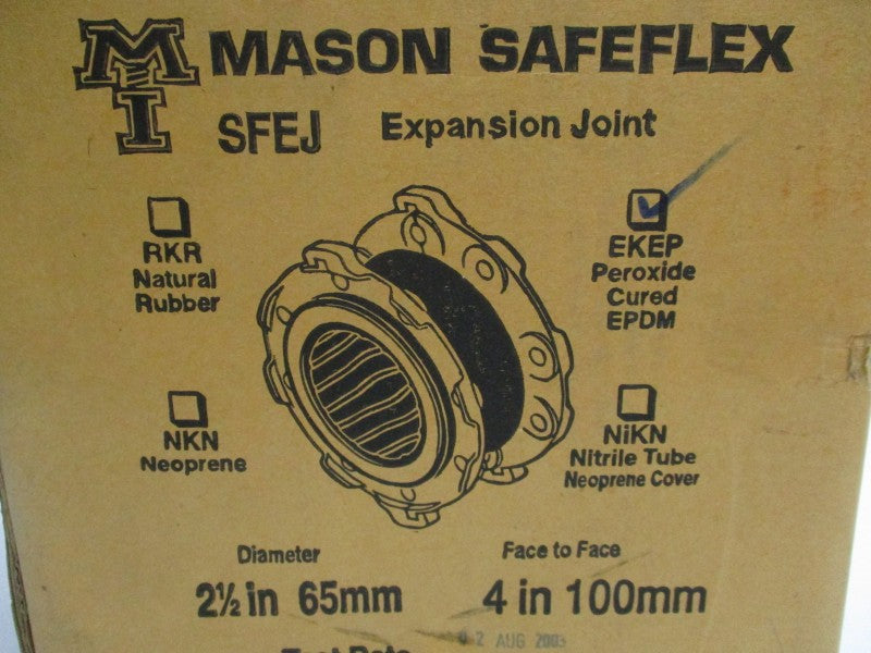 MASON SAFEFLEX SFEJ 2-1/2" NSMP