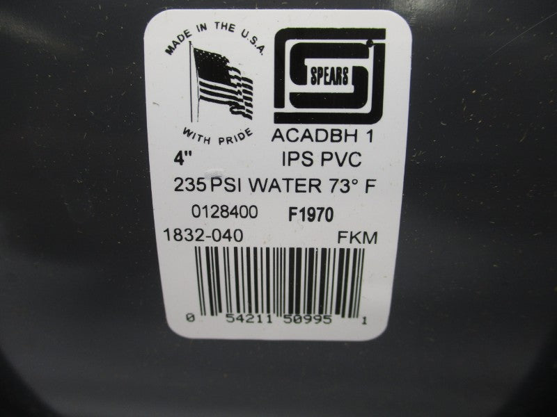 SPEARS 1832-040 235PSI 4" NSMP