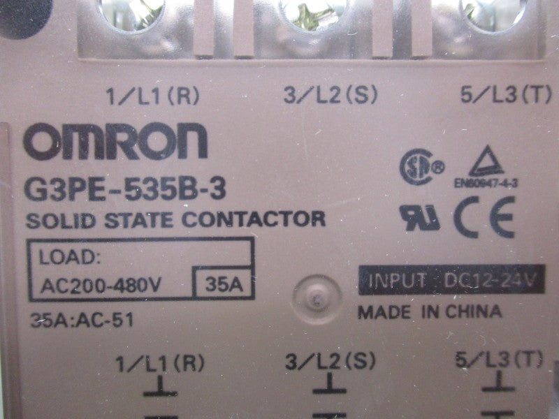 OMRON G3PE-535B-3 12-24VDC 35A NSMP