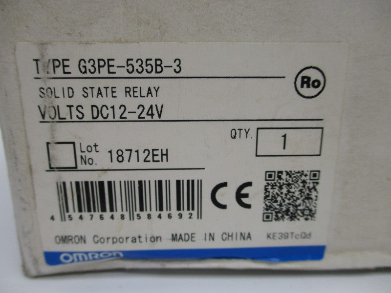 OMRON G3PE-535B-3 12-24VDC 35A NSMP