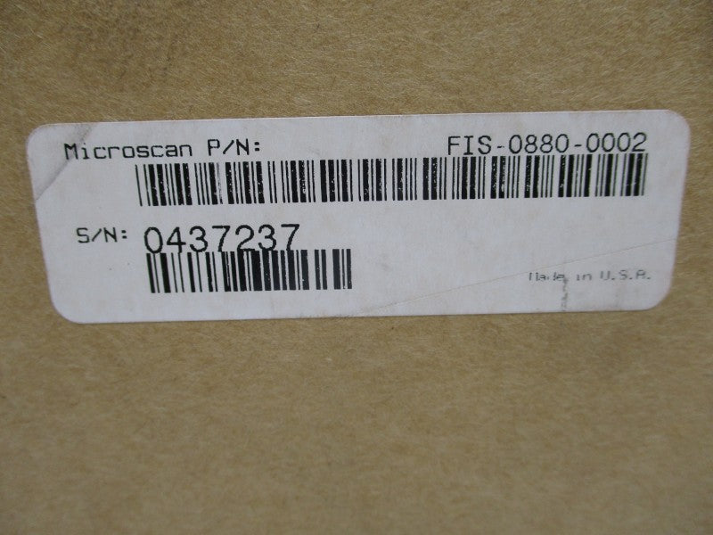 MICROSCAN FIS-0880-0002 MS-880 10-28V NSMP