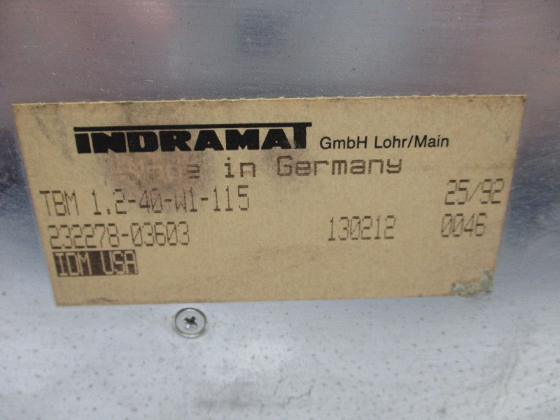 INDRAMAT TBM1.2-40-W1-115 115V NSNP