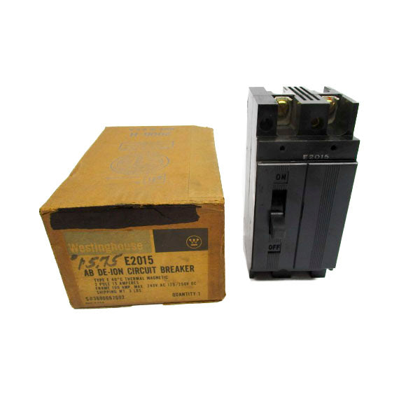 WESTINGHOUSE E2015 125/250VDC 15A NSMP