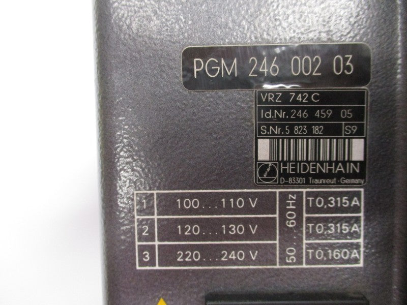 HEIDENHAIN VRZ742C 24645905 220-240V 0.315A NSNP