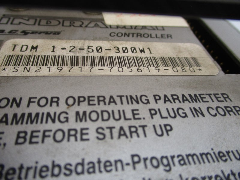 INDRAMAT TDM1.2-50-300W1 220VAC UNMP