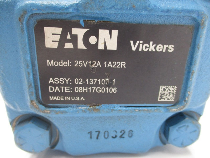 EATON 25V12A1A22R 02-137107-1 UNMP