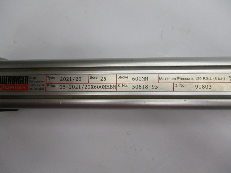 HOERBIGER 25-2021/20X600MMBM 120PSI UNMP