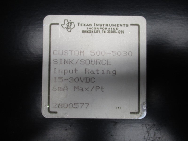 TEXAS INSTRUMENTS 500-5030 2600577 15-30VDC UNMP
