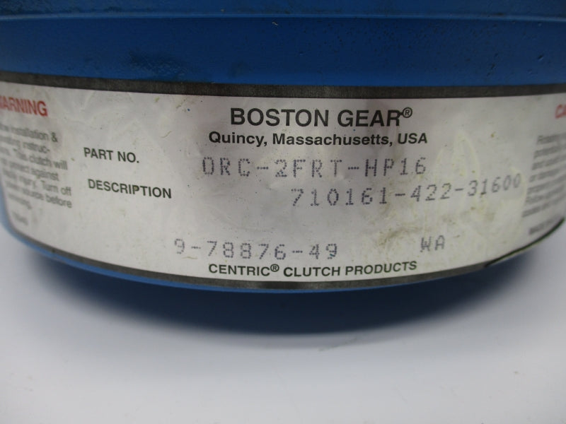 BOSTON GEAR ORC2FRTHP16 710161-422-31600 NSMP