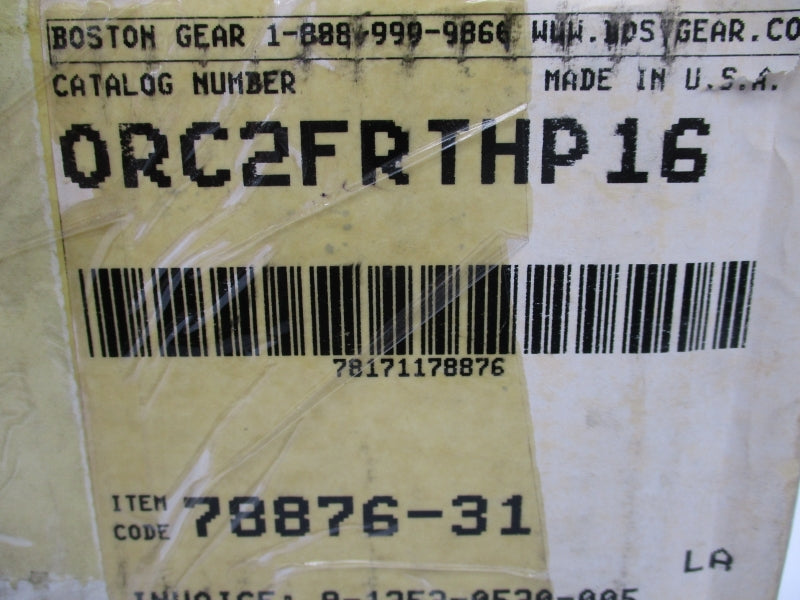 BOSTON GEAR ORC2FRTHP16 710161-422-31600 NSMP