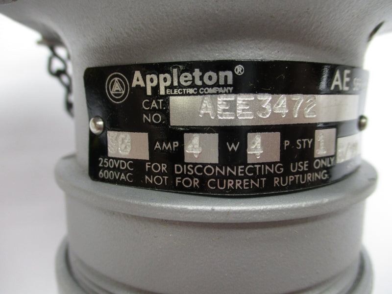 APPLETON AEE3472 600VAC 30A 3/4" NSMP