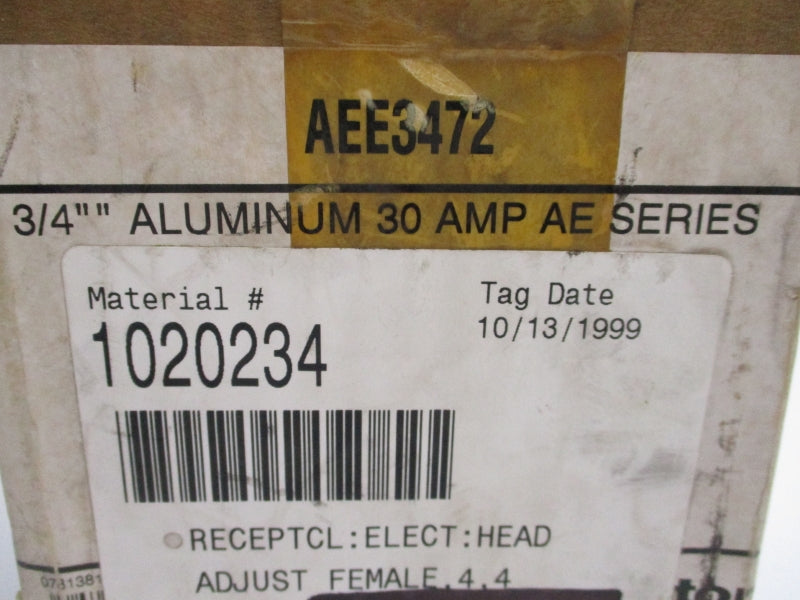 APPLETON AEE3472 600VAC 30A 3/4" NSMP