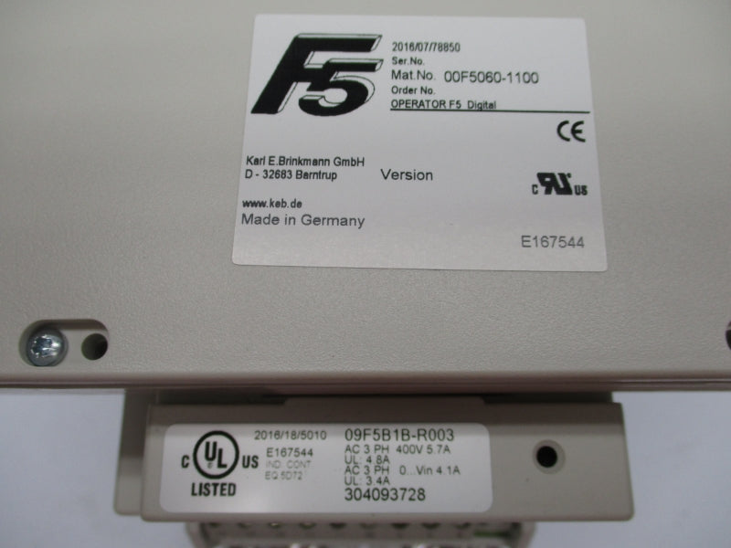 KEB 09F5B1B-R003 400V 5.7A NSMP