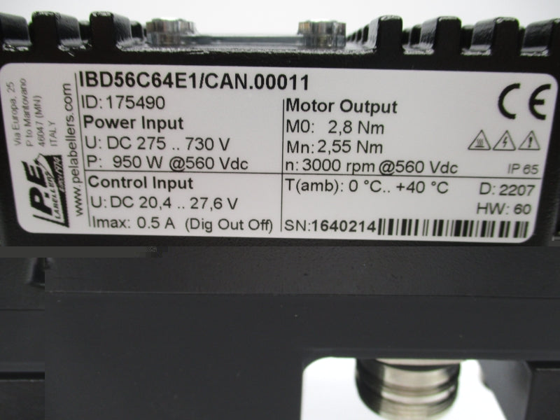 PELA BELLERS IBD56C64E1/CAN.00011 175490 275-730V 0.5A NSMP