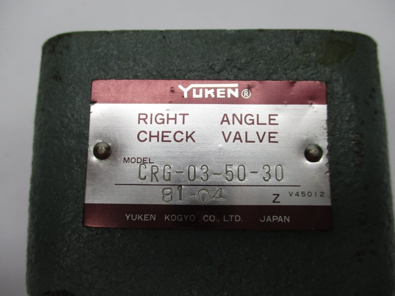 YUKEN CRG-03-50-30 NSNP