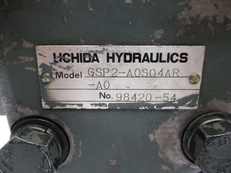 UCHIDA HYDRAULICS GSP2-A0S04AR-A0 NSNP