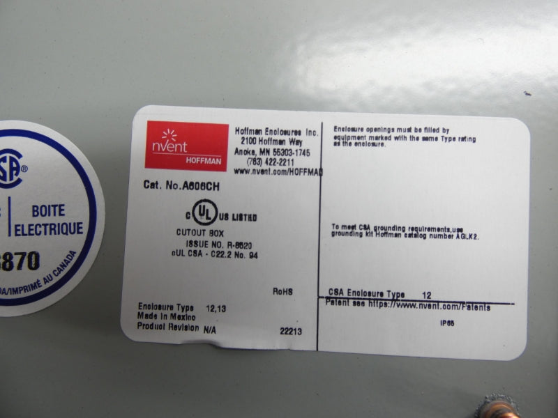 HOFFMAN A606CH NSNP
