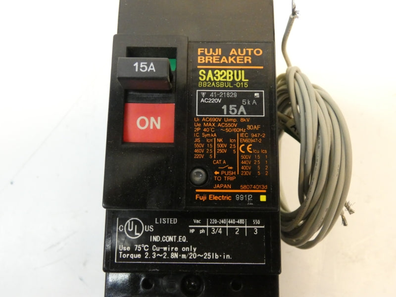 FUJI ELECTRIC SA32BUL BB2ASBUL-015 690V 15A NSMP