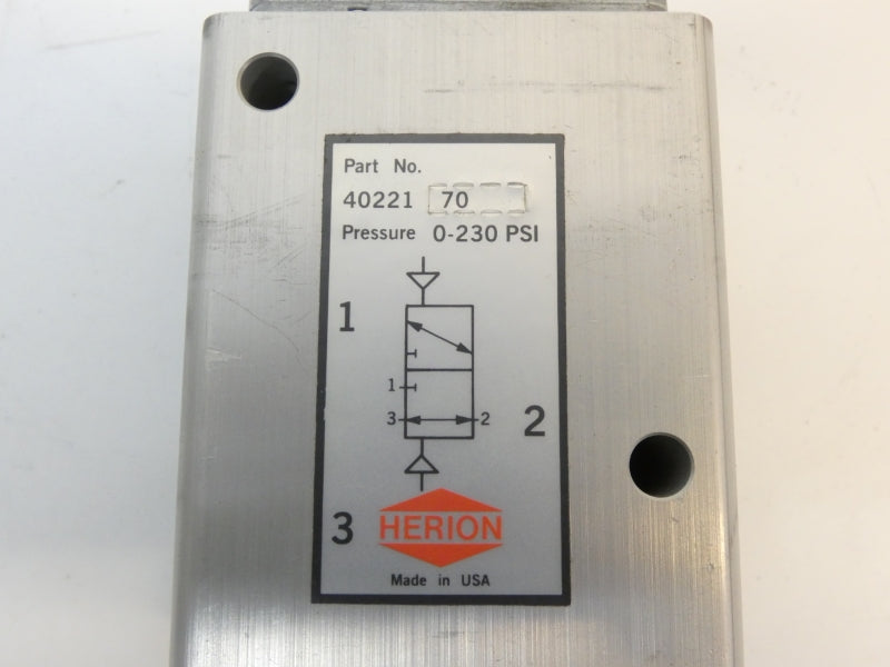 HERION 4022170 0-230PSI NSNP