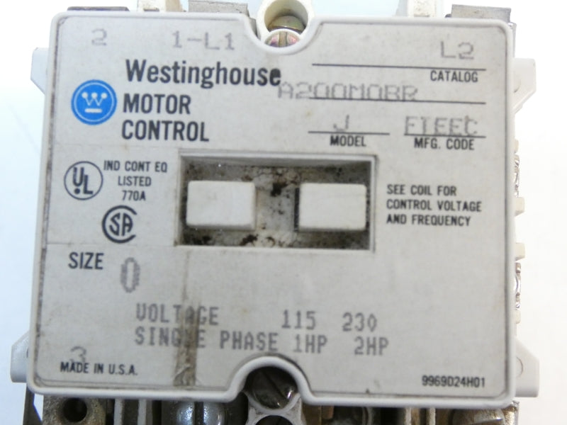 WESTINGHOUSE A200MOBR 120/240V (AS PICTURED) UNMP