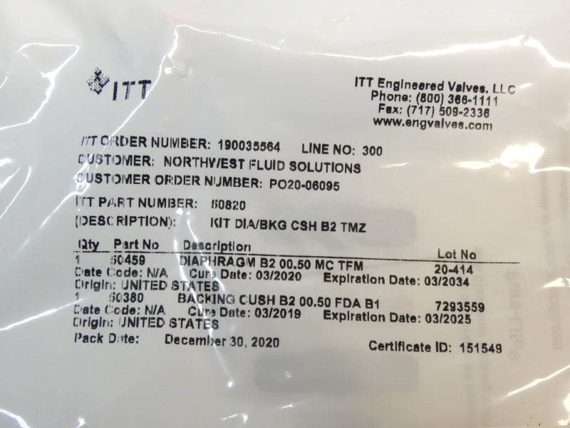 ITT 50820 NSMP
