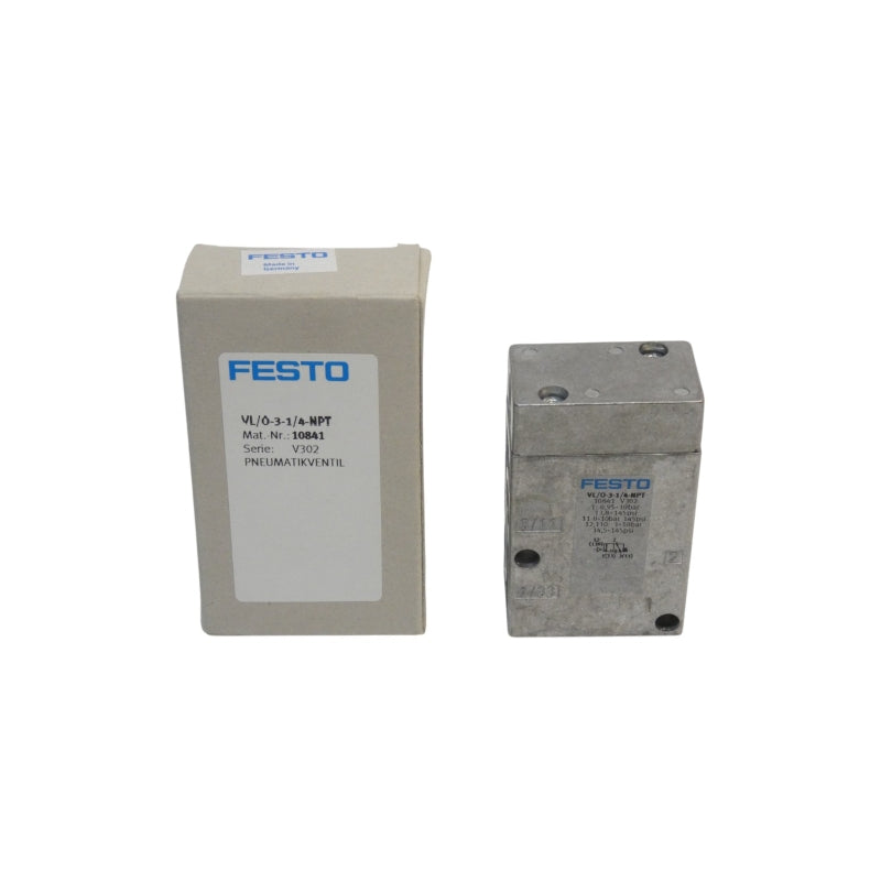FESTO VL/0-3-1/4-NPT 10841 14.5-145PSI NSMP
