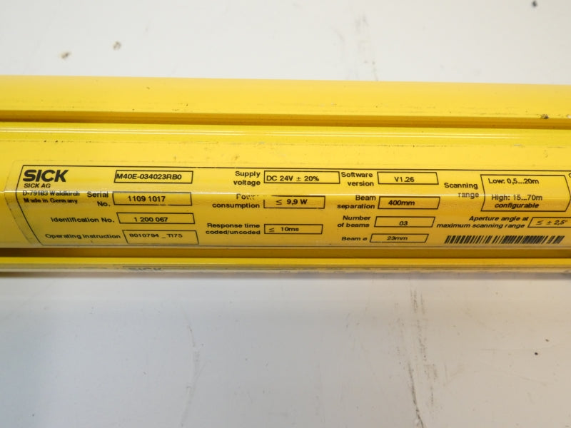SICK M40E-034023RB0 1200067 S/W1.26 24VDC NSNP