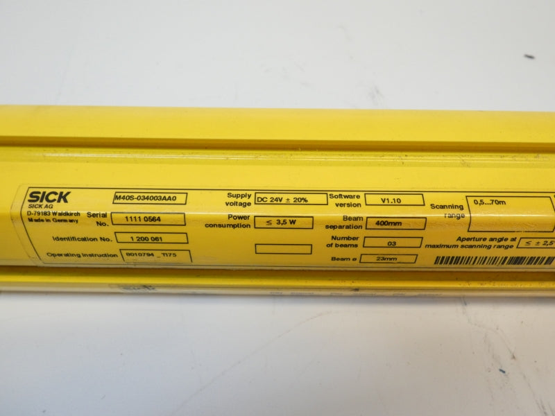 SICK M40S-034003AA0 1200061 S/W1.10 24VDC NSNP