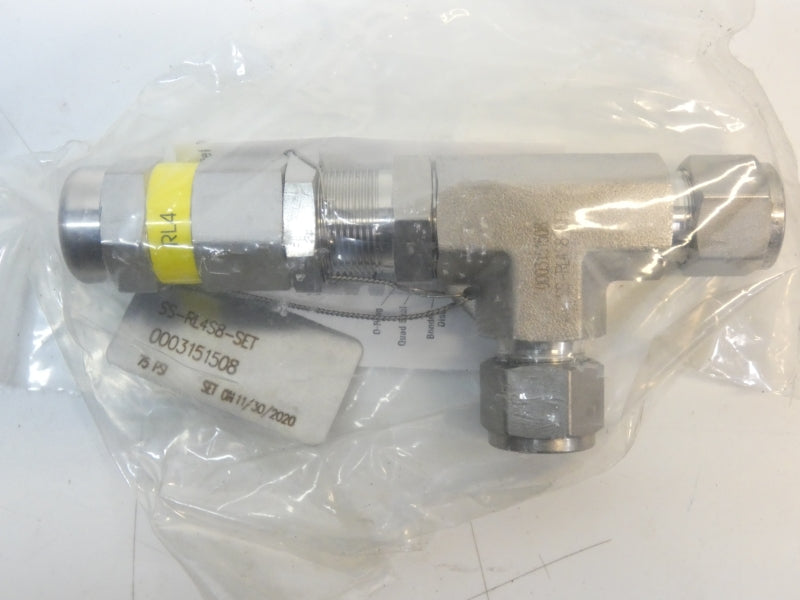 SWAGELOK SS-RL4S8-SET 75PSI (PKG OF 2) NSMP