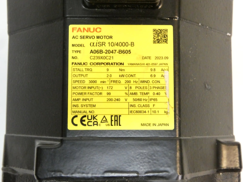 FANUC A06B-2047-B605 200-240V 9.8A NSNP