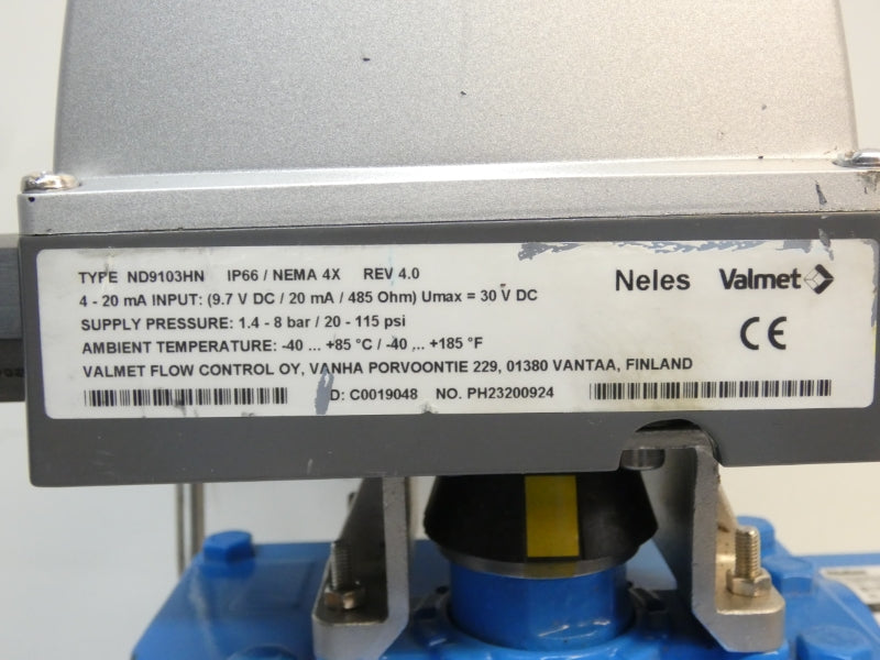 VALMET ND9103HN-CE07 B1CU6/25L REV. 4.0 30VDC 115PSI 2-1/2" NSNP
