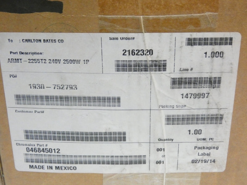 CHROMLOX ARMT-2255T2 04684012 240V 30A NSMP