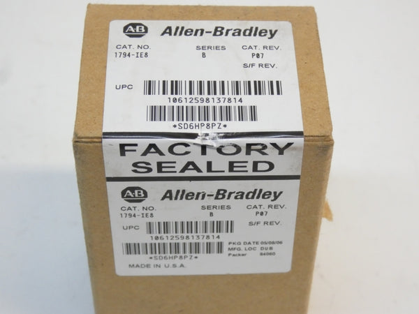 ALLEN BRADLEY 1794-IE8 SER. B REV. P07 DATE: 2005 NSFS